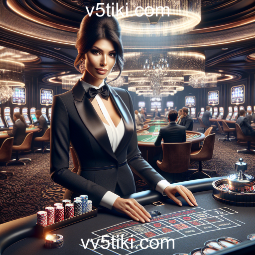A Emoção do Cassino Ao Vivo no v5tiki.com